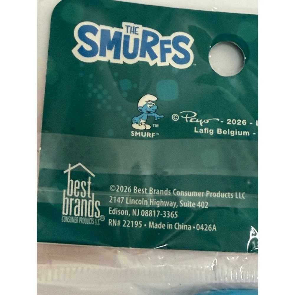 The Smurfs Compact Mirror 3x 1x Magnification Blue Peyo Best Brands New